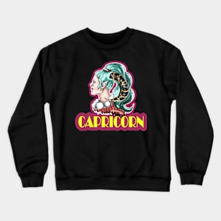 Capricorn Zodiac Sign Crewneck Sweatshirt